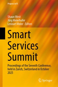Enlarge image Cover: Smart Services Summit - Springer