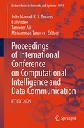 Cover: Proceedings of International Conference on Computational Intelligence and Data Communication - Springer