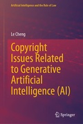 Cover: Copyright Issues Related to Generative Artificial Intelligence (AI) - Springer