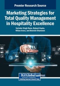 Cover: Marketing Strategies for Total Quality Management in Hospitality Excellence - Igi Global Scientific Publishing