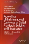 Cover: Proceedings of the International Conference on Digital Frontiers in Buildings and Infrastructure - Springer
