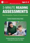 Cover: 3 Minute Reading Assessments Ages 6-8 - 3 Minute Assessments