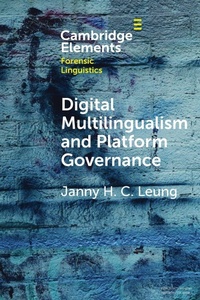 Enlarge image Cover: Digital Multilingualism and Platform Governance - Cambridge University Press