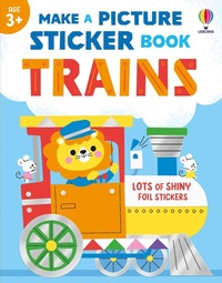 Enlarge image Cover: Make a Picture Sticker Book Trains - Usborne Publishing Ltd