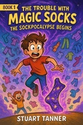 Cover: The Sockpocalypse Begins (The Trouble With Magic Socks, #1) - Stuart Tanner