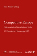 Cover: Competitive Europe - Dialog zwischen Wirtschaft und Recht - Manz