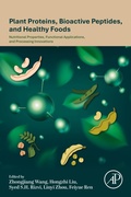 Cover: Plant Proteins, Bioactive Peptides, and Healthy Foods - Elsevier