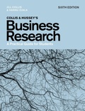 Cover: Collis and Hussey's Business Research - Bloomsbury Academic