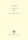 Cover: Lettere a &laquo;La Riviera Ligure&raquo;. VII - Edizioni Di Storia E Letteratura