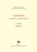 Cover: Carmine o della pittura - Edizioni Di Storia E Letteratura