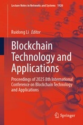 Cover: Blockchain Technology and Applications - Springer