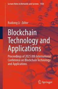 Enlarge image Cover: Blockchain Technology and Applications - Springer