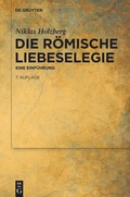 Cover: Die r&ouml;mische Liebeselegie - De Gruyter