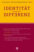 Cover: Identit&auml;t/Differenz - Meiner