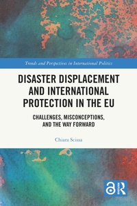Enlarge image Cover: Disaster Displacement and International Protection in the EU - Routledge