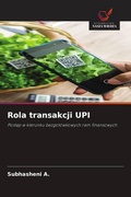 Cover: Rola transakcji UPI - Wydawnictwo Nasza Wiedza