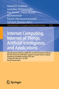 Cover: Internet Computing, Internet of Things, Artificial Intelligence, and Applications - Springer