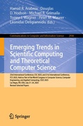 Cover: Emerging Trends in Scientific Computing and Theoretical Computer Science - Springer