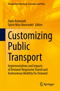 Cover: Customizing Public Transport - Springer