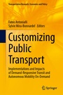 Cover: Customizing Public Transport - Springer