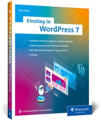 Enlarge image Cover: Einstieg in WordPress 7 - Rheinwerk