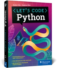 Enlarge image Cover: Let's code Python - Rheinwerk