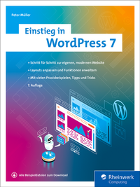 Enlarge image Cover: Einstieg in WordPress 7 - Rheinwerk