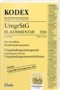 Cover: KODEX Umgr&uuml;ndungssteuergesetz-Richtlinienkommentar 2026 - Linde