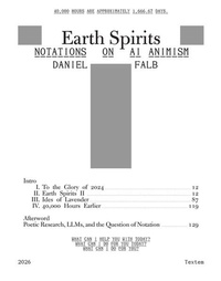 Enlarge image Cover: Earth Spirits. Notations on AI Animism - TEXTEM VERLAG