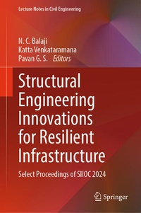 Enlarge image Cover: Structural Engineering Innovations for Resilient Infrastructure - Springer