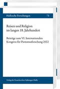 Cover: Reisen und Religion im langen 18. Jahrhundert - Harrassowitz Verlag