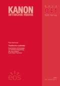 Cover: Traditionis custodes - Kanonistische Anmerkungen zur rechtlichen Neuordnung des usus antiquior durch Papst Franziskus - EOS Verlag