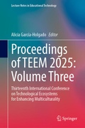 Cover: Proceedings of TEEM 2025: Volume Three - Springer
