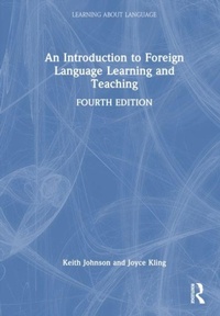 Enlarge image Cover: An Introduction to Foreign Language Learning and Teaching - Learning about Language