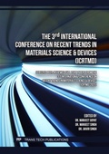 Cover: The 3rd International Conference on Recent Trends in Materials Science & Devices (ICRTMD) - Trans Tech Publications Ltd