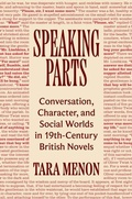 Cover: Speaking Parts - Princeton University Press