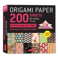 Cover: Origami Paper 200 sheets Chiyogami Patterns 6 3/4" (17cm) - Tuttle Publishing