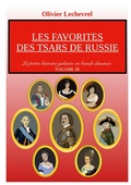 Cover: Les favorites des tsars de Russie - BoD - Books on Demand