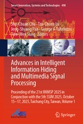 Cover: Advances in Intelligent Information Hiding and Multimedia Signal Processing - Springer