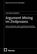 Cover: Argument Mining im Zivilprozess - Nomos