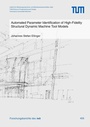Cover: Automated Parameter Identification of High-Fidelity Structural Dynamic Machine Tool Models - utzverlag GmbH