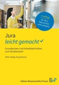Cover: Jura - leicht gemacht - Edition Wissenschaft & Praxis