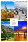 Cover: Kalender Dresden und S&auml;chsische Schweiz 2027 - K4Verlag