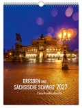 Cover: Einschreibkalender Dresden und S&auml;chsische Schweiz 2027 - K4Verlag