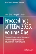 Cover: Proceedings of TEEM 2025: Volume One - Springer