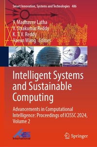 Enlarge image Cover: Intelligent Systems and Sustainable Computing - Springer