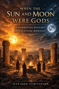 Cover: When the Sun and Moon Were Gods: A Narrative History of Celestial Worship (Mythology, #1) - Dakikon Publishing
