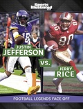Cover: Justin Jefferson vs. Jerry Rice - Capstone Press