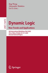 Enlarge image Cover: Dynamic Logic. New Trends and Applications - Springer
