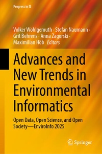Enlarge image Cover: Advances and New Trends in Environmental Informatics - Springer